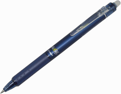 PILOT Frixion Ball Knock 05 Ballpoint Pen, Black Blue (LFBK-23EFBB)