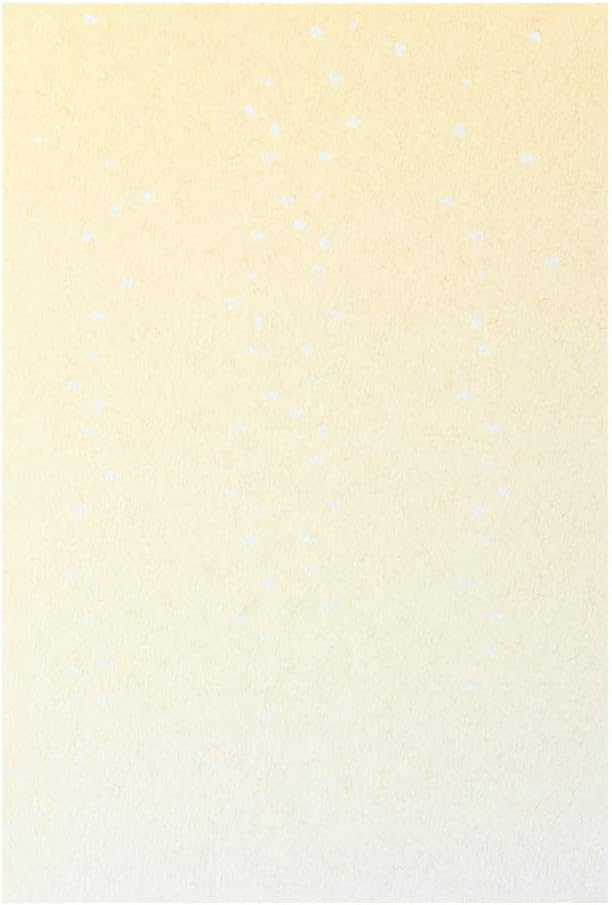 Midori 88436006 Postcard Dust (Dust), Yellow