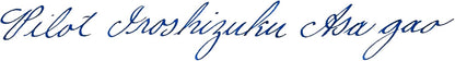 PILOT Iroshizuku Bottled Fountain Pen Ink, Asa-Gao, Morning Glory (Dark Blue) 50ml Bottle (69203)