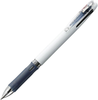ZEBRA 3 Color Ballpoint Pen Clip-On Slim 3C White 10pcs B-B3A5-W