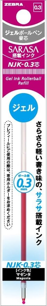 ZEBRA Refill for Prefill (NJK-0.3) [Magenta] (Japan Import)