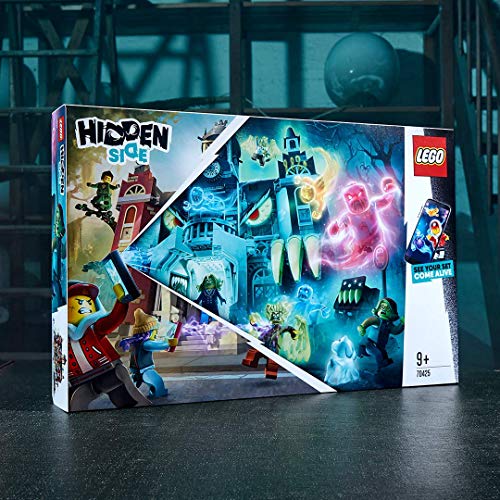 LEGO® -Hidden Side Haunted School Newbury Ghost Hunt Interactive Building Game Augmented Reality for iPhone Android Boy and Girl 9 Years and Up, 1474 Pieces 70425