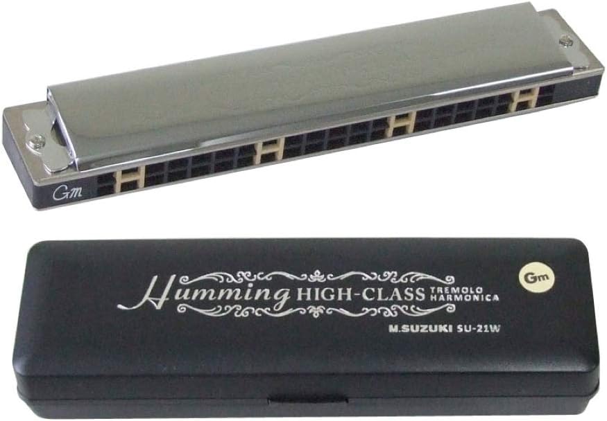 Suzuki Su-21w Gm Luxury Hamming 21 Hole Tremolo Harmonica