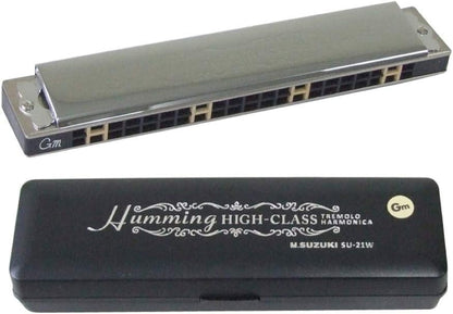 Suzuki Su-21w Gm Luxury Hamming 21 Hole Tremolo Harmonica
