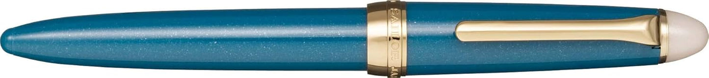 Sailor 11-0558-204 Fountain Pen, Four Seasons Weave, Moon and Night Water, Frost Night, Fine Point