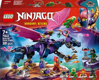 LEGO NINJAGO Rontu The Master Dragon Toy Set 71842 Building Blocks Toys for 7+ Gift for Boys and Girls