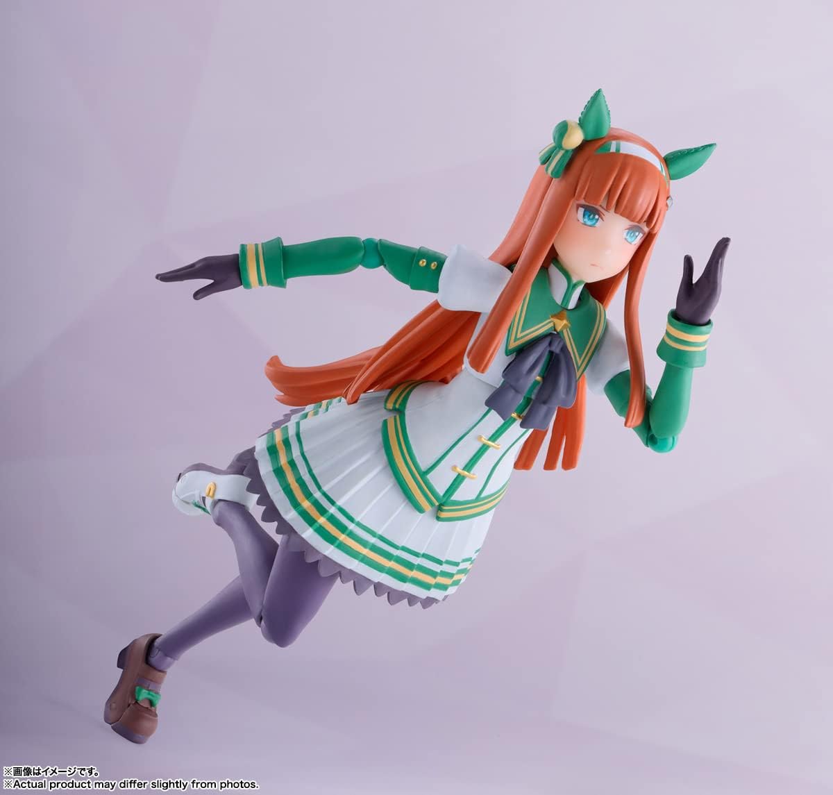 BANDAI Spirits S.H. Figuarts Uma Musume Pretty Derby Silence Suzuka, Approx. 5.3 inches (134 mm), ABS & PVC, Pre-Painted Action Figure