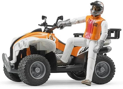 Bruder Quad with Driver (Colors May Vary)