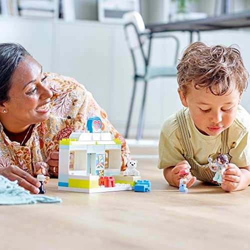 LEGO® DUPLO® Rescue Doctor Visit 10968 Educational Building Toy; Medical Clinic Playset for Preschooler Kids Aged 2+