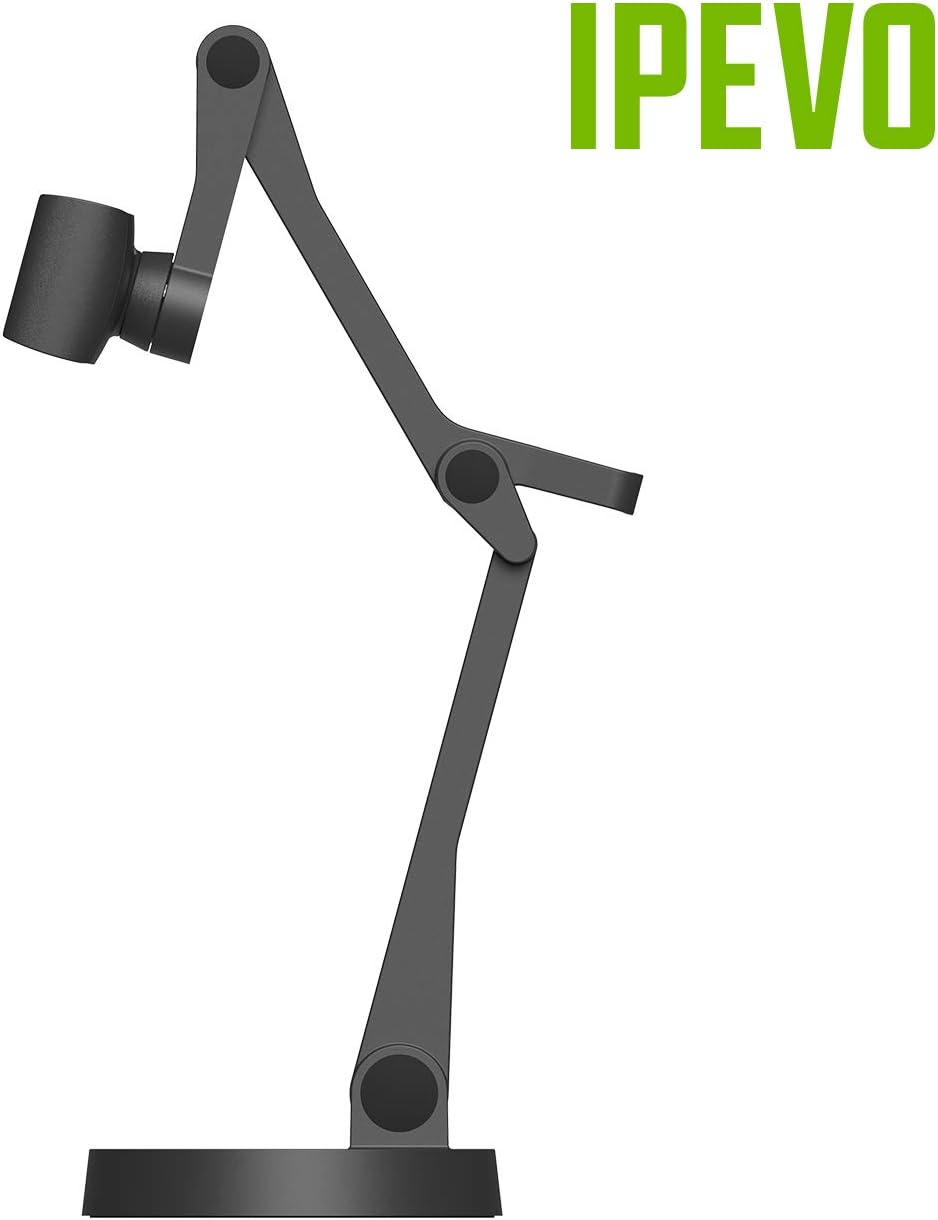 IPEVO Uplift Multi-Angle Arm for Smartphones, Multi-Jointed Phone Holder for Visual Communication and Presentations, Small Footprint Smartphone Stand for Remote Work and Distance Learning.