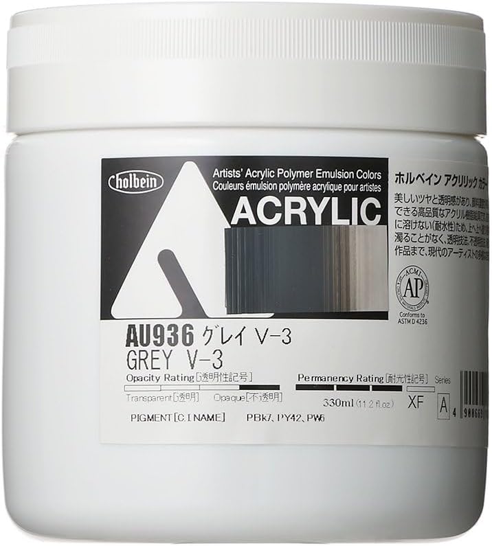 Holbein Acrylic Color [Heavy Body] AU936 330ml Gray V-3 16936