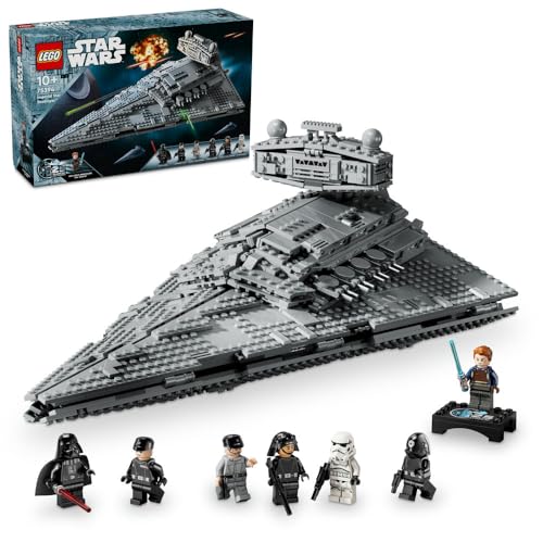 LEGO 75394 Star Wars Imperialer Sternzersțrer, Sternenschiff Set mit Darth Vader und Cal Kestis