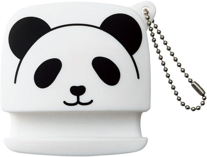 LIHIT LAB PuniLabo Cell Phone Stand w/ Earphone Holder, 3.1" ?� 1.2", Panda (A7713-6)