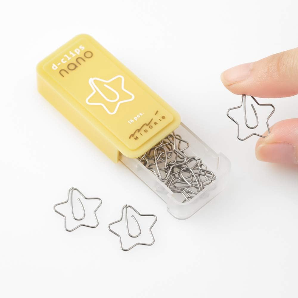 Midori 43384006 Clip Deep Clips Nano Star Pattern