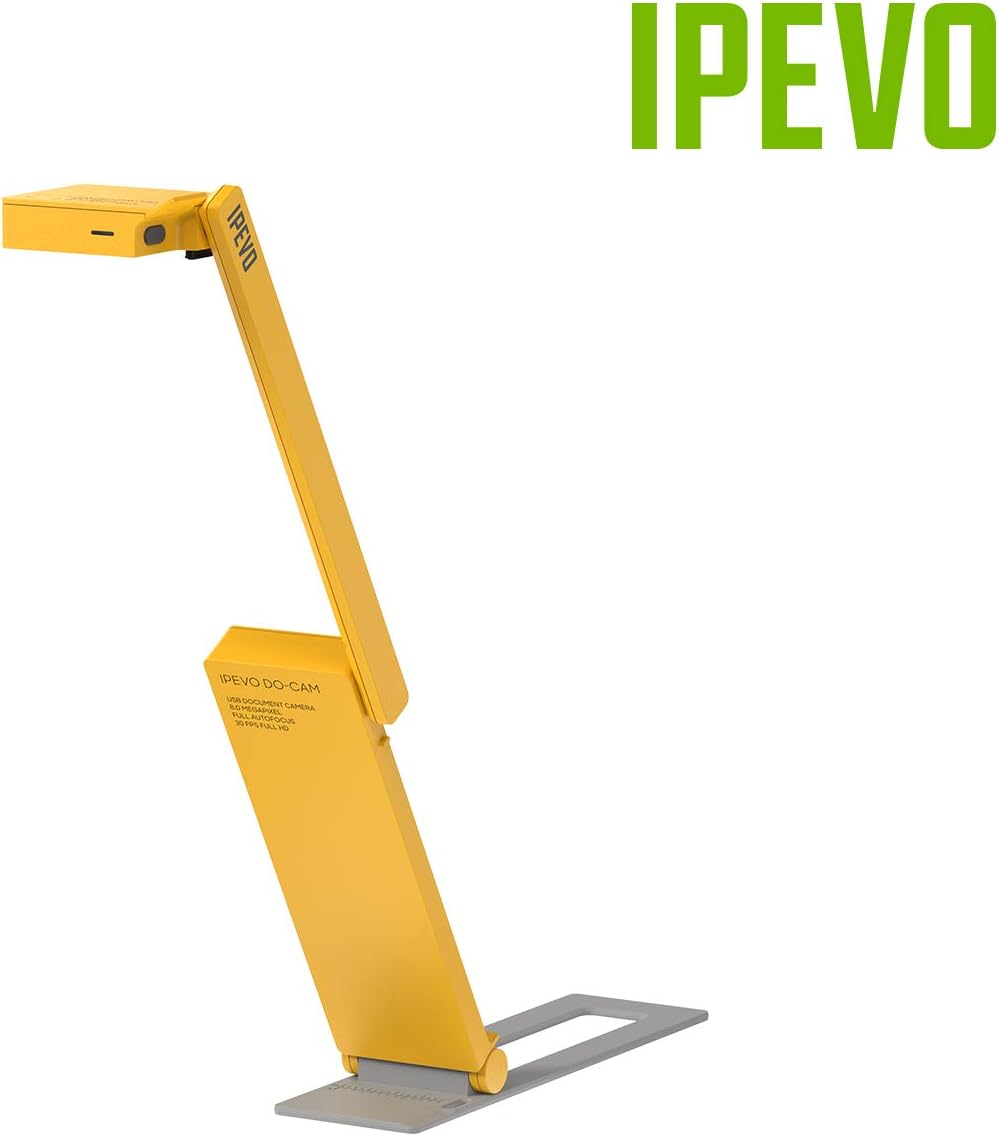 IPEVO DO-CAM Creator's Edition Portable & Compact Ultra HD 8MP USB Camera for Professional Visual Presentations and Communication ??? Webcam for Conference Calls, Distance Learning, Remote Work.