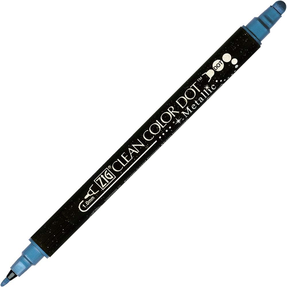 Kuretake TC-8100/6V ZIG Clean Color Dot Metallic 6 Colors