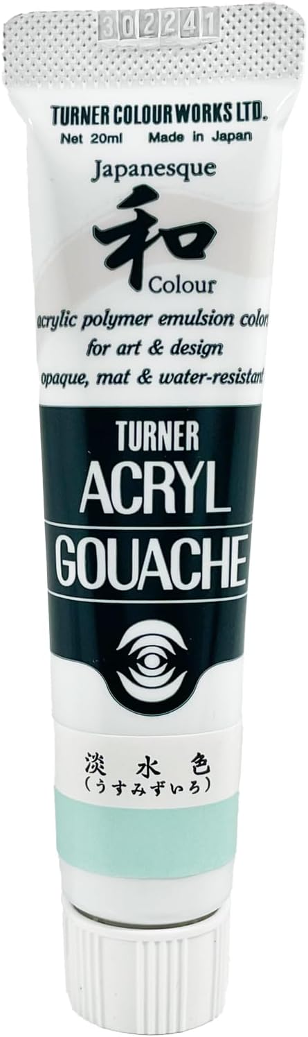 Turner's AG020350 Acrylic Gouache, Japanese Color, Freshwater Color (Usuzuiro), 0.7 fl oz (20 ml) (No. 6)
