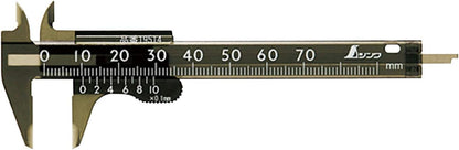 Shinwa Sokutei 19514 Plastic Caliper Pouch, 2.8 inches (70 mm)