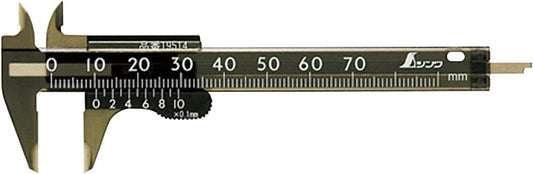 Shinwa Sokutei 19514 Plastic Caliper Pouch, 2.8 inches (70 mm)