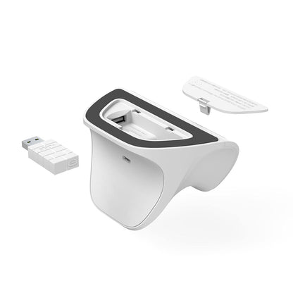 8Bitdo Ultimate Bluetooth Controller with Charging Dock, Wireless Pro Controller with Hall Effect Sensing Joystick, Compatible with Switch, Windows and Steam Deck (White)