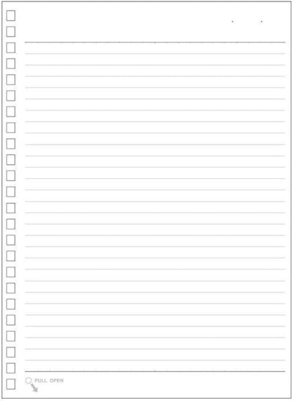 LIHIT LAB. Refillable Notebook (Journal), Lined Paper, 8.2 x 5.8 inches (N1650)