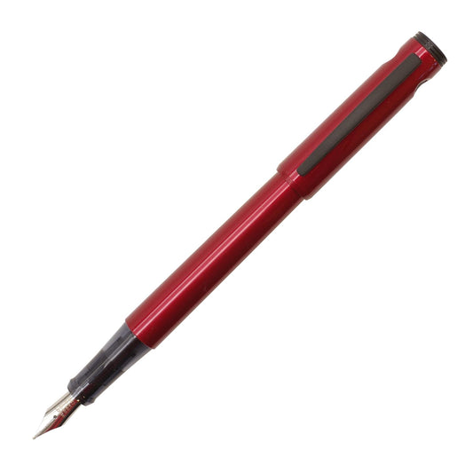 LIGHTIVE Fountain Pen, Live, Medium Point, M, Active Red, Lightweight Body, Stylish, Simple, F
