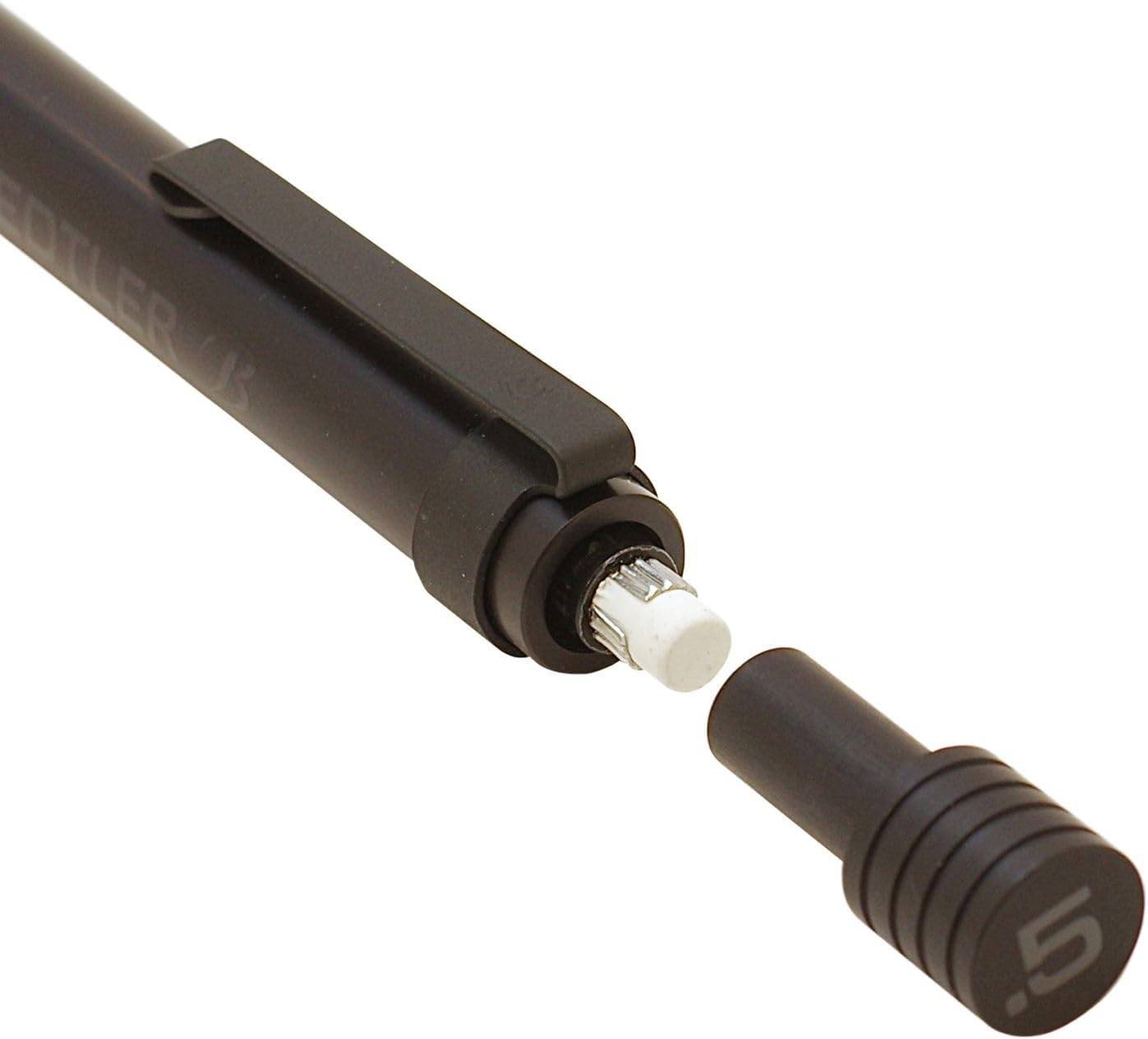 STAEDTLER 35-05B Mechanical Pencil, 0.02 inch (0.5 mm), All Black