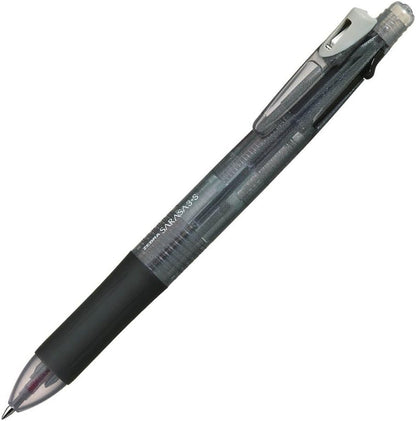 ZEBRA Multi Function Sarasa 3 + S Black/Red/Blue Ink Ballpoint Pen, 0.5mm Mechanical Pencil, Blue Body