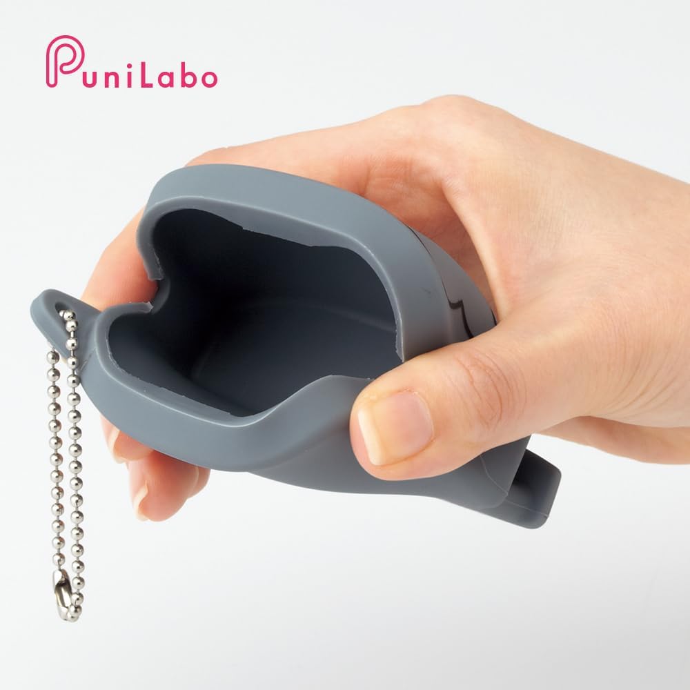 LIHIT LAB PuniLabo Cell Phone Stand w/ Earphone Holder, 3.1" ?� 1.2", Bear (A7713-1)