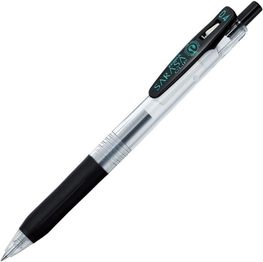 ZEBRA B-JJS15-BK Gel Ballpoint Pen, Sarasa Clip, 0.4, Black, 10 Pieces