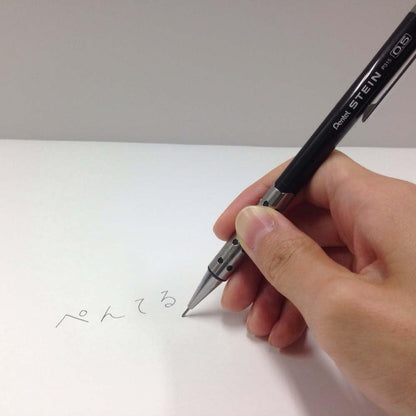 Pentel P315-MA Stein Mechanical Pencils, Metallic Black Shaft, Set of 10