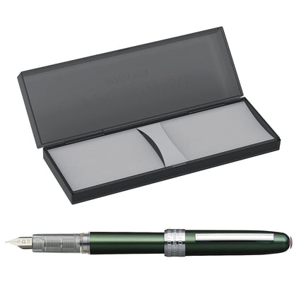 PLATINUM Fountain Pen, Plaisir Fine Nib, Green (PGB-1000-#41-F)