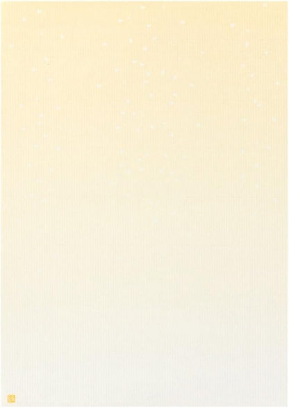 Dust pattern of the green stationery volume Japanese paper flower (japan import)