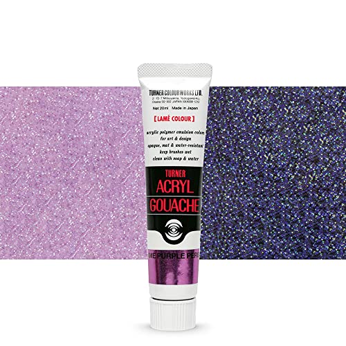 Turner Colour Works Acryl Gouache Artist Acrylic Paint - Single 20 ml Tube - Lam̩ Purple Peridot