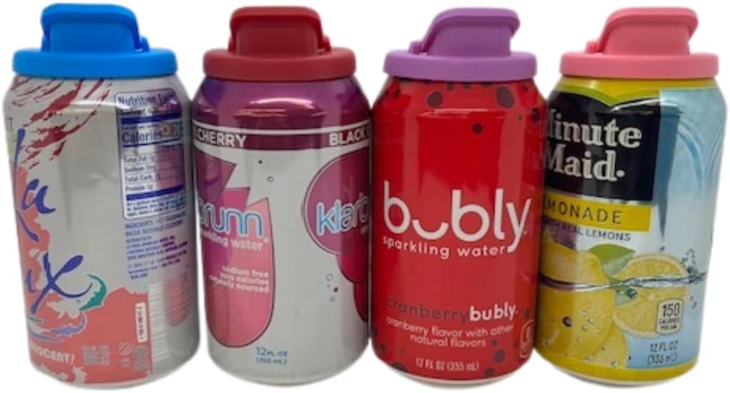 Beverage Buddee Can Cover - Best Can Cover For Standard Size Soda/Beer/Energy Drink Cans - Made In The USA - BPA-PCB Free - 4 pack (Asst Colors)