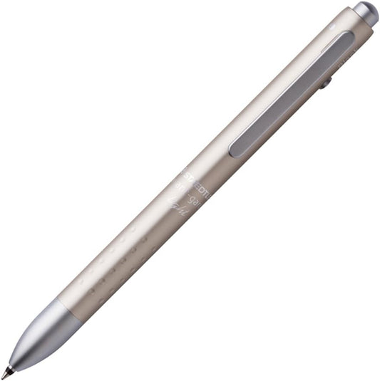 Staedtler Multi Function Avant Grade Light Champagne Gold, Red Ink Ballpoint Pen Plus 0.5mm Mechanical Pencil (927AGL-G)