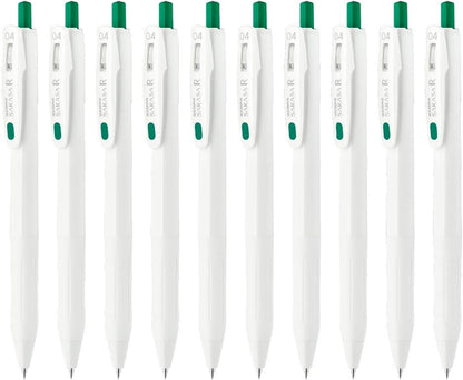 ZEBRA B-JJS29-R1-G Gel Ballpoint Pen, Sarasa R, 0.4mm, Green, 10pcs