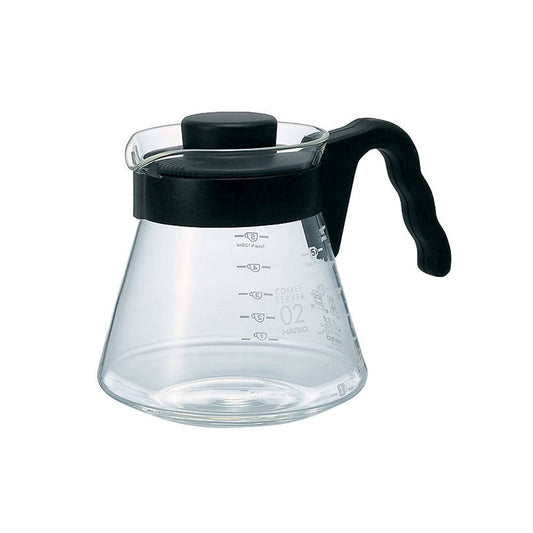 Hario V60 Glass Coffee Server, 700ml, Black