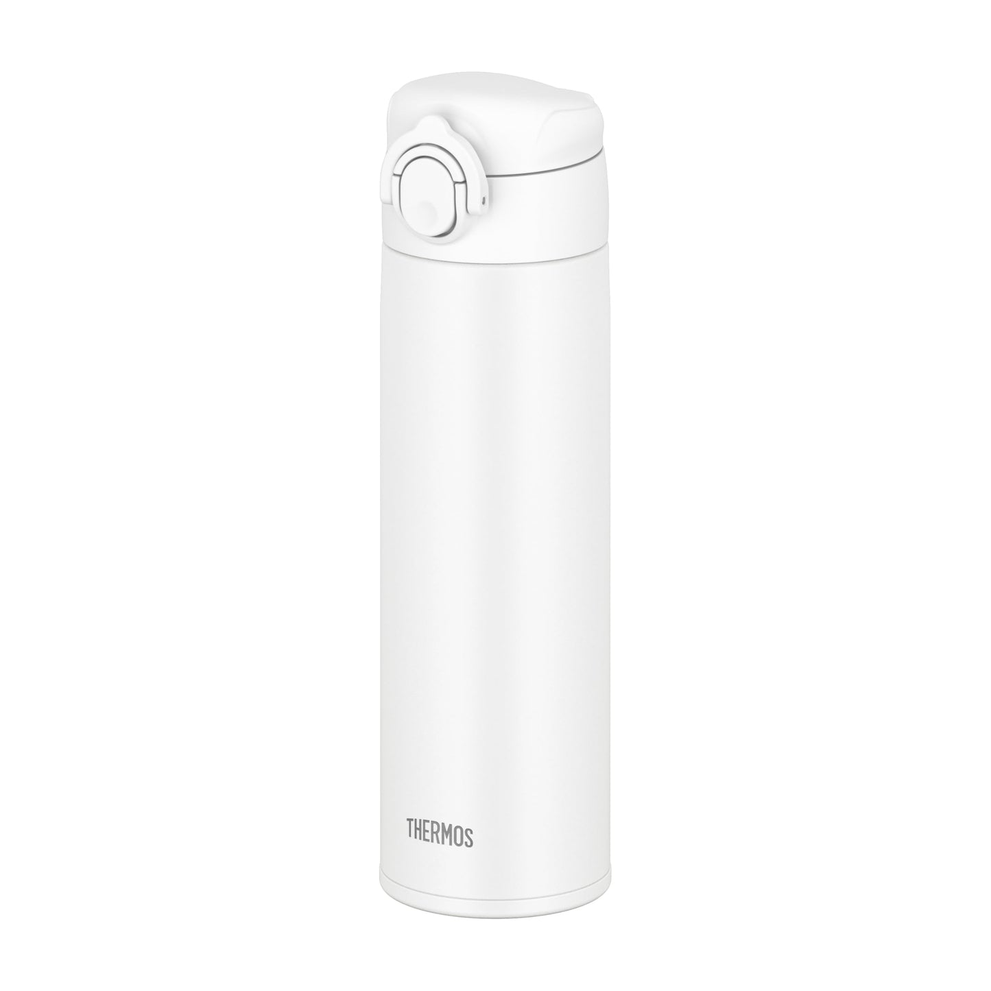 [Dishwasher Safe Model] Thermos Water Bottle, Vacuum Insulated Mobile Mug, 16.9 fl oz (500 ml), White, 16.9 fl oz (500 ml), Dishwasher Safe, One-Touch Open, Stainless Steel, Bottle Hot or Cold