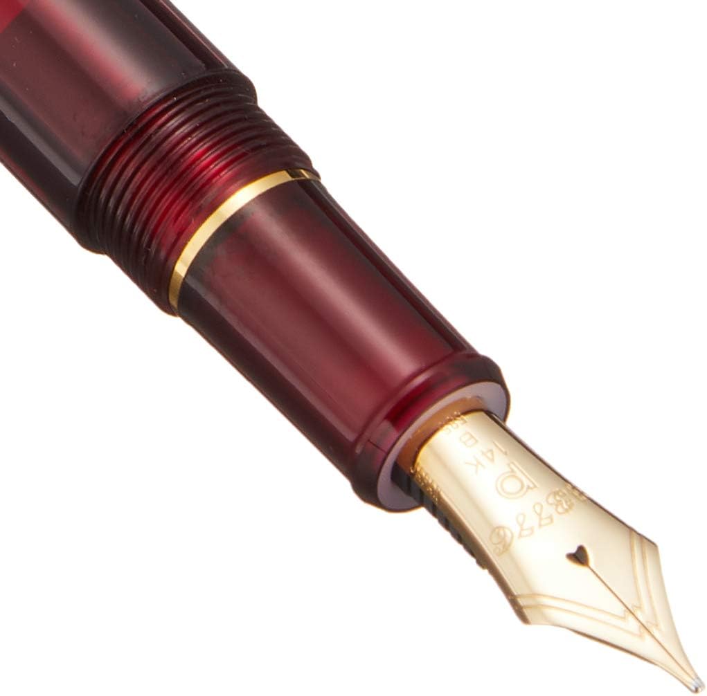 PLATINUM Fountain Pen # 3776 Century Wide Bourgogne, detail image