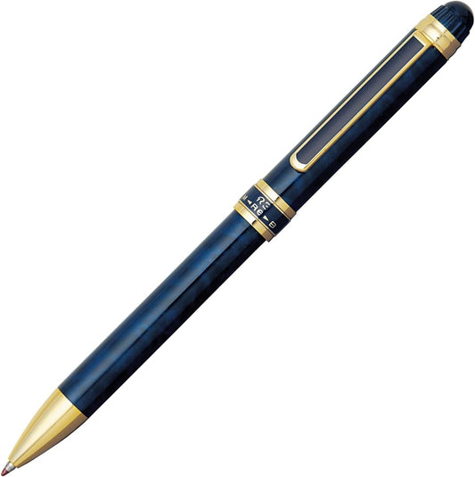 Platinum MWB-3000RN#56 Double 3 Action Multi Function Fountain Pen Blue Marble, main image