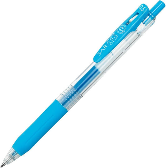 ZEBRA Gel Ballpoint Pen Sarasa Clip 0.5 Light Blue 10 pcs B-JJ15-LB