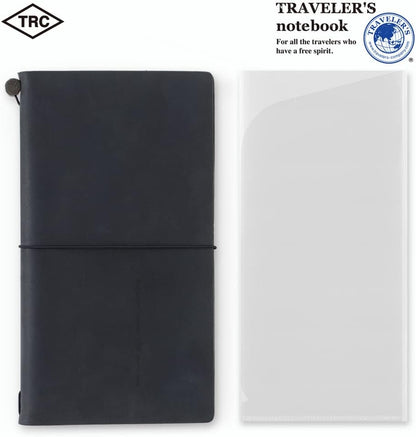 Traveler's Notebook Refills Tri-Fold Clear Holder, 3 Pack, Regular Size, 14403006