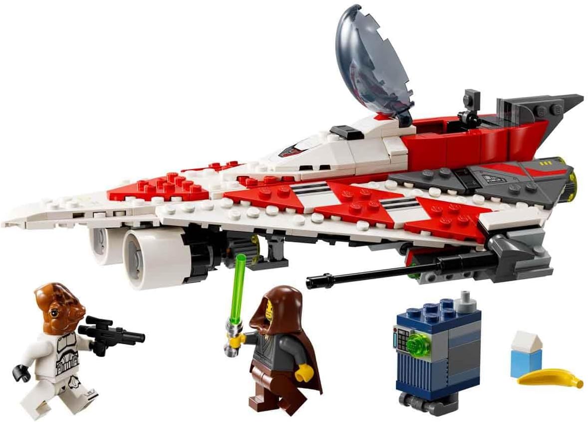 LEGO Star Wars Jedi Bobs Star Hunter Building Toy Star Ship Stones Popular Character Birthday Gift for Boys Girls and All Fans from 8 Years 75388