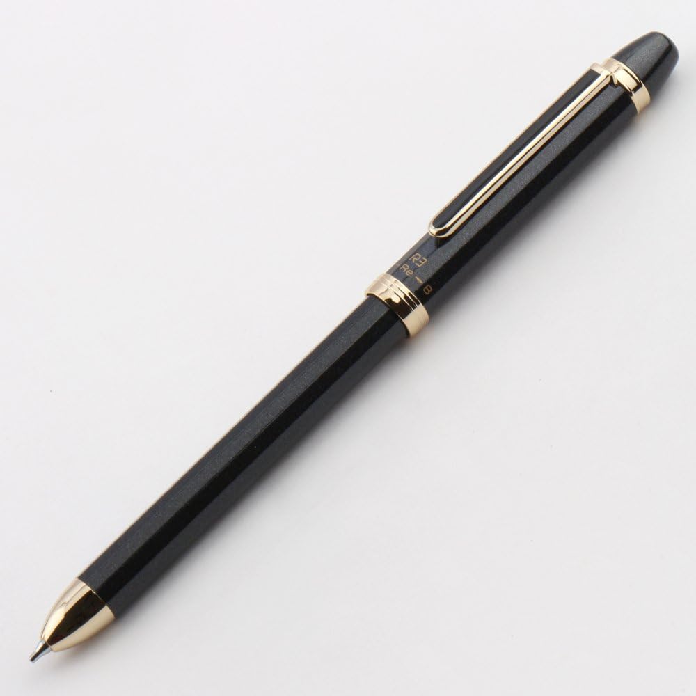 PLATINUM MULTIFUNCTION PEN - DOUBLE 3 ACTION - BLACK
