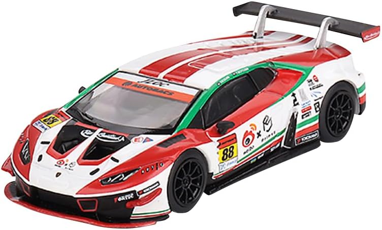 Lambo Huracan GT3 EVO #88 Takashi Kogure - Yuya Motojima Weibo Primez - JLOC Super GT Series (2022) Limited Edition 1/64 Diecast Model Car by True Scale Miniatures MGT00572