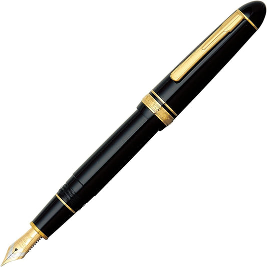 Platinum Fountain Pen President #1 Black and Gold- PTB20000P-Nib: B, main image