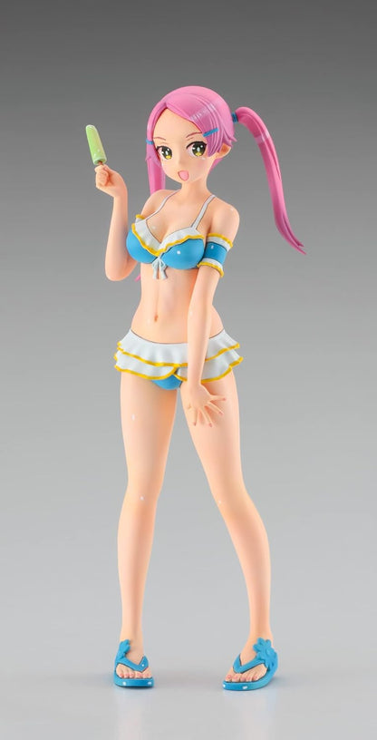 Hasegawa SP540 1/12 Egg Girls Collection No. 32 Rio Asasumi (Bikini), Unpainted Resin Kit