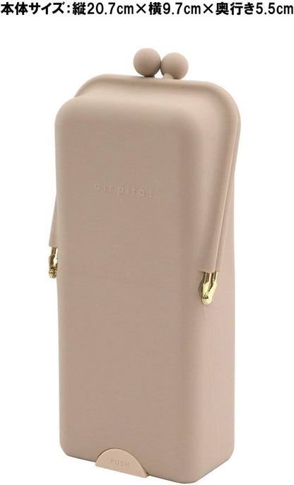 Kutsuwa airpita! Pen Case, Milky Gray (AK054GY)