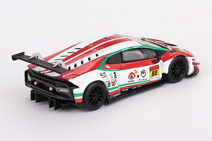 Lambo Huracan GT3 EVO #88 Takashi Kogure - Yuya Motojima Weibo Primez - JLOC Super GT Series (2022) Limited Edition 1/64 Diecast Model Car by True Scale Miniatures MGT00572